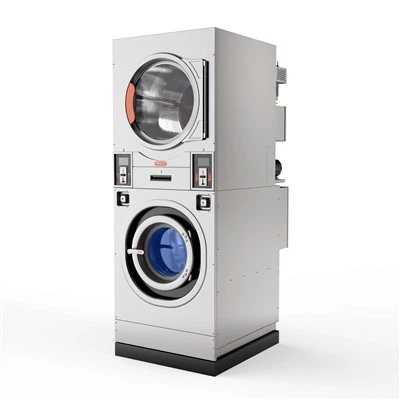 Wasmachine en droger machinemunt bediend